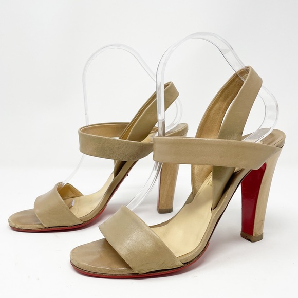 Christian Louboutin Shoes - Christian Louboutin Leather Etrier 100 Pumps